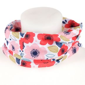 Pañuelo Bufanda para el Cuello con Estampado Campo de amapolas Pañuelo Bufanda para el Cuello con Estampado Campo de amapolas