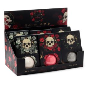 Bomba de Baño en Caja de Regalo Calavera y Rosas Bomba de Baño en Caja de Regalo Calavera y Rosas