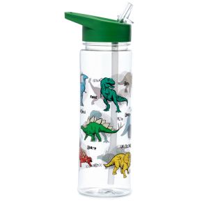 Botella de Agua Inastillable con Pajita y Asa Dinosaurios Dinosauria 550 ml Botella de Agua Inastillable con Pajita y Asa Dinosaurios Dinosauria 550 ml