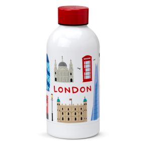 Botella Térmica de Acero Inoxidable Iconos de Londres 350ml Botella Térmica de Acero Inoxidable Iconos de Londres 350ml