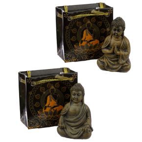 Figura Buda Mini Buda Tailandés en Bolsa de Regalo Figura Buda Mini Buda Tailandés en Bolsa de Regalo
