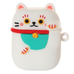 Funda de Silicona de Auriculares Inalámbricos Gato Maneki Neko Funda de Silicona de Auriculares Inalámbricos Gato Maneki Neko