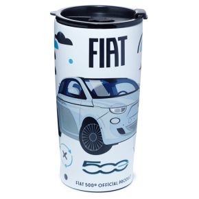 Taza Térmica para Llevar Coche Fiat 500 Retro 500ml Taza Térmica para Llevar Coche Fiat 500 Retro 500ml