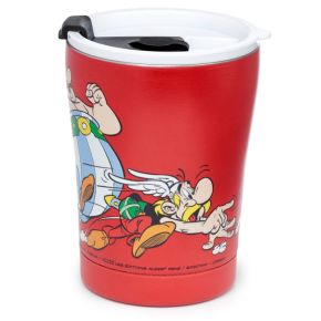 Taza Térmica para Llevar Astérix y Obélix Roja 300ml Taza Térmica para Llevar Astérix y Obélix Roja 300ml