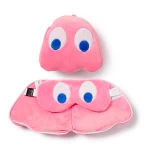 Almohada de Viaje con Antifaz Relaxeazzz Fantasma Rosa Almohada de Viaje con Antifaz Relaxeazzz Fantasma Rosa
