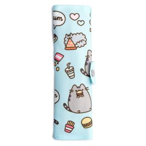 Juego de 6 Cubiertos 100% Bambú con Funda Gato Pusheen Glotón Juego de 6 Cubiertos 100% Bambú con Funda Gato Pusheen Glotón