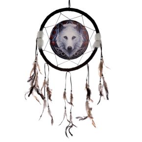 Atrapasueños Lobo Guardián del Otoño Lisa Parker 33cm Atrapasueños Lobo Guardián del Otoño Lisa Parker 33cm