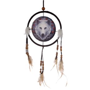 Atrapasueños Lobo Guardián del Otoño Lisa Parker 16cm Atrapasueños Lobo Guardián del Otoño Lisa Parker 16cm