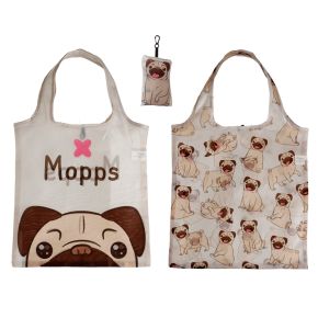 Bolsa Plegable Perro Pug Carlino Bolsa Plegable Perro Pug Carlino