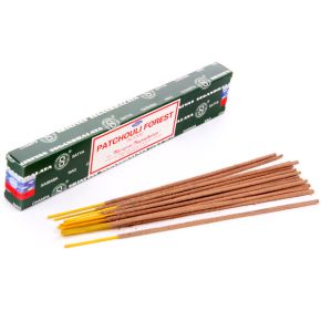 12 Varillas de Incienso Nag Champa Satya Bosque de Pachuli 12 Varillas de Incienso Nag Champa Satya Bosque de Pachuli