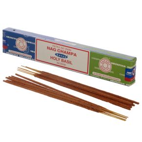 01322 Varillas de incienso Satya Nag Champa & Holy Basil 01322 Varillas de incienso Satya Nag Champa & Holy Basil