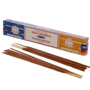 01331 Varillas de incienso Satya Nag Champa & Sandalwood 01331 Varillas de incienso Satya Nag Champa & Sandalwood