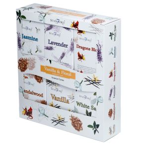 37354 Set 12 Packs de Conos de Incienso Variados Stamford Vainilla & Floral 37354 Set 12 Packs de Conos de Incienso Variados Stamford Vainilla & Floral