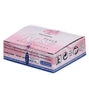 01434 Conos de Incienso Satya Nag Champa Dhoop Rosa 01434 Conos de Incienso Satya Nag Champa Dhoop Rosa