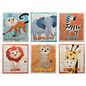 Puzzle Infantil de Material Recilado 48 Piezas Animales Zooniverso Sopresa Puzzle Infantil de Material Recilado 48 Piezas Animales Zooniverso Sopresa