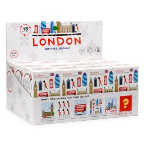 Puzzle Infantil de Material Reciclado Iconos de Londres Sorpresa 48pc Puzzle Infantil de Material Reciclado Iconos de Londres Sorpresa 48pc