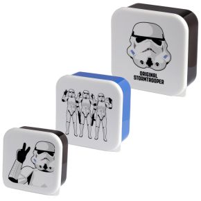Set de 3 Fiambreras Táper Soldado Imperial Stormtrooper M L XL Set de 3 Fiambreras Táper Soldado Imperial Stormtrooper M L XL