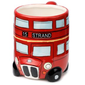 Taza de Cerámica 3D con Forma Autobús de Londres Taza de Cerámica 3D con Forma Autobús de Londres