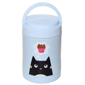 Fiambrera Táper Termo Portátil de Acero Inoxidable Gato Feline Fine 500 ml Fiambrera Táper Termo Portátil de Acero Inoxidable Gato Feline Fine 500 ml