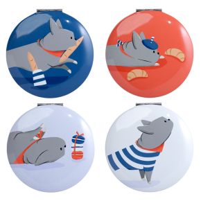 Espejo de Bolsillo Bertrand Perro Bulldog Francés Ladridos Barks Espejo de Bolsillo Bertrand Perro Bulldog Francés Ladridos Barks