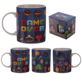 Taza de Porcelana Game Over Taza de Porcelana Game Over