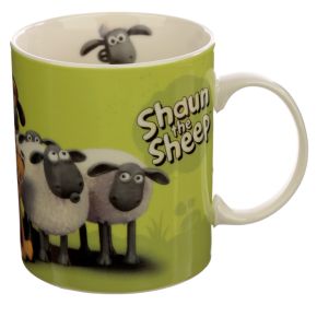 Taza de Porcelana Oveja Shaun Verde Taza de Porcelana Oveja Shaun Verde