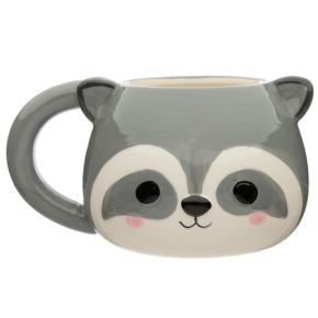Taza de Cerámica 3D con Forma Cabeza de Mapache Adoramals Taza de Cerámica 3D con Forma Cabeza de Mapache Adoramals
