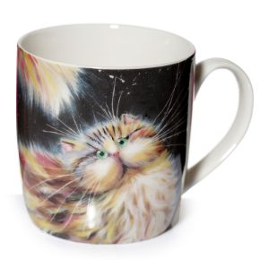 Taza de Porcelana Kim Haskins Gato Arcoíris Taza de Porcelana Kim Haskins Gato Arcoíris