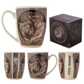 Taza de Porcelana Lobo Fiel Compañero Lisa Parker Taza de Porcelana Lobo Fiel Compañero Lisa Parker