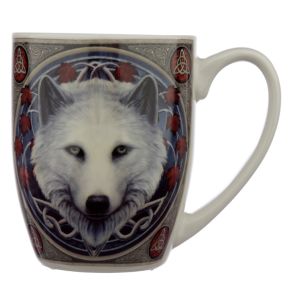 Taza de Porcelana Lobo Protector del Norte Lisa Parker Taza de Porcelana Lobo Protector del Norte Lisa Parker