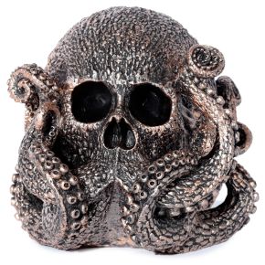 Calavera Decorativa Pulpo de Bronce Calavera Decorativa Pulpo de Bronce