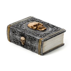Caja de Joyero Forma de Libro con Calavera Caja de Joyero Forma de Libro con Calavera