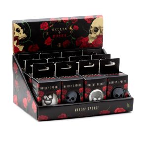 Esponja de Maquillaje Calavera y Rosas Esponja de Maquillaje Calavera y Rosas