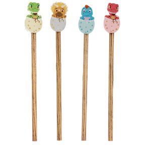 Lápiz con Tope de Goma de Borrar Bebé Dinosaurio Lápiz con Tope de Goma de Borrar Bebé Dinosaurio