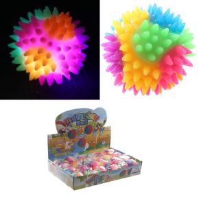 Pelota de Juguete 3D con Luz Bola Saltarina Puntiaguda 5.5cm Pelota de Juguete 3D con Luz Bola Saltarina Puntiaguda 5.5cm