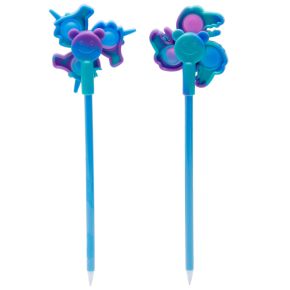 Bolígrafo con Tope Giratorio Antiestrés Dinosaurio y Unicornio Bolígrafo con Tope Giratorio Antiestrés Dinosaurio y Unicornio