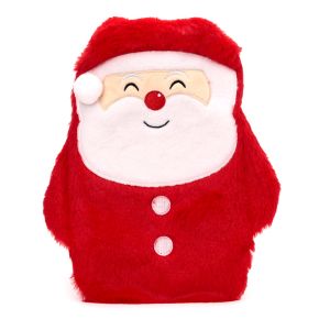 Bolsa de Agua Caliente Navidad Funda Papá Noel de Peluche 1L Bolsa de Agua Caliente Navidad Funda Papá Noel de Peluche 1L